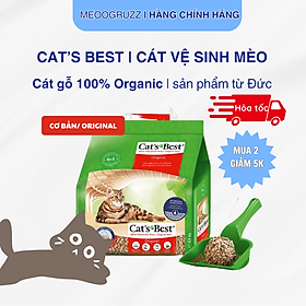 CÁT VỆ SINH HỮU CƠ CHO MÈO VÓN CỤC KHỬ MÙI VÀ VI TRÙNG CAT’S BEST ORIGINAL