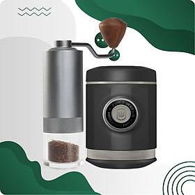 Mua COMBO CHUYÊN NGHIỆP WACACO PICOPRESSO & CỐI XAY TAY GURU PRO – XÁM - HÀNG CHÍNH HÃNG