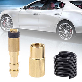 3Pcs/Set Car Tire Inflatable Adapter Metal Adapter Connector Tyre Tire Accessories Auto Parts Blow Machine Nozzle Durable Spare Parts Replaces