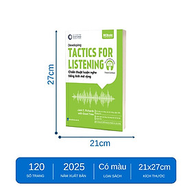Tactics For Listening – Chiến Thuật Luyện Nghe Tiếng Anh