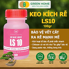 Keo Tạo Rễ Kích Rễ LS10 GreenHome, 100g – Ra Rễ Nhanh, Rễ Trắng Khỏe - Giâm Hom, Chiết Cành, Bonsai
