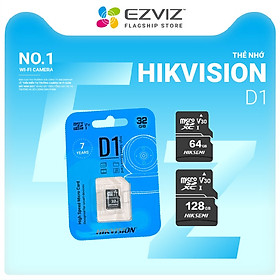 Thẻ Nhớ Micro SD 32Gb64Gb, Class 10, Dành cho Camera EZVIZ--Hàng Chính Hãng--Bảo Hành 24 tháng - HIKVISION - Thẻ 32GB