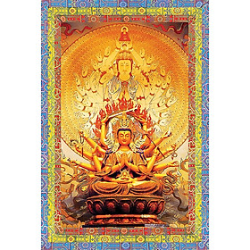 Tranh Chuẩn Đề Bồ Tát, Phật Mẫu chuẩn đề, tranh Phật giáo treo tường, phòng thờ