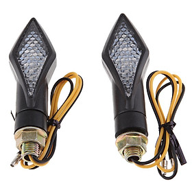 2pcs Universal Motorcycle 12 LED Turn Signals Indicator Light Warning Lamp