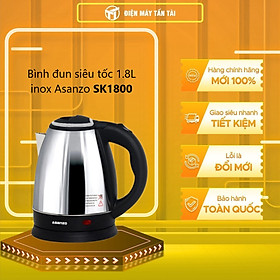 Mua Bình đun siêu tốc 1.8L inox Asanzo SK1800-Hàng chính hãng