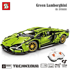Đồ chơi lắp ghép mô hình Xe Lamborghini Green - SY8600 ( Chọn phân loại hàng)