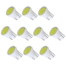 10 Pieces T10 COB LED Car Instrument   Reading Light Side Wedge Bulbs