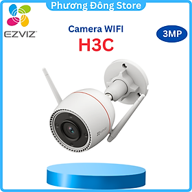Camera Wifi EZVIZ H3C 4MP 3K - H3C 3M, Có Màu Ban Đêm, Đèn Cảnh Báo - Hàng Chính Hãng - H3C 3MP - Chỉ Có Camera