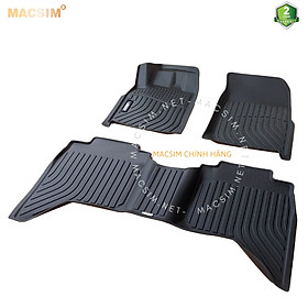 Thảm lót sàn xe ô tô Isuzu D-max 2021+ qd Nhãn hiệu Macsim chất liệu nhựa TPE cao cấp