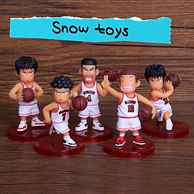 Mô hình Slam Dunk - Trọn bộ Team Shohoku đỏ