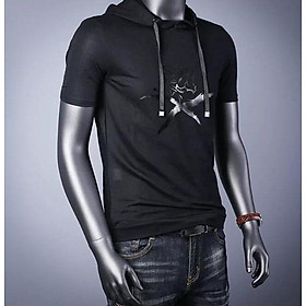 Áo có nón họa tiết con cọp cá tính chất vải lanh cao cấp co giãn nhẹ dễ phối đồ phù hợp với xu hướng thời trang hiện nay