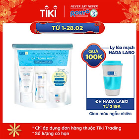 Bộ sản phẩm dưỡng ẩm sâu da trong mướt Hada Labo Advanced Nourish Trial Set