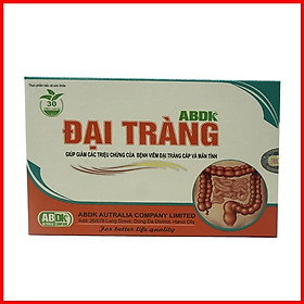 Thực phẩm bảo vệ sức khỏe ĐẠI TRÀNG ABDK hộp 30 viên- Giúp kiện tỳ, ích khí
