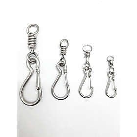 Móc khóa 4 size Inox 304 chống ghỉ cao cấp