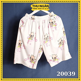 Quần Đùi Thun Unisex Cho Nam Nữ Chất Đẹp Cao Cấp Mặc Nhà 20039