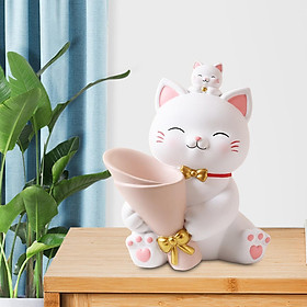 Flower Vase Flower Pot Kitchen Farmhouse Resin Cat Statue Plant Planters