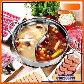 Mua Nồi Lẩu 2 Ngăn Inox Dày Đẹp  Dùng Cho Mọi Loại Bếp – Nồi Lẩu Bếp Từ