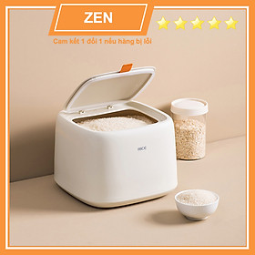 Mua Thùng đựng gạo 10kg - Thùng đựng gạo thông minh chống nước  chống ẩm mốc. Thùng gạo thiết kế hiện đại giúp gian bếp gọn gàng và bắt mắt