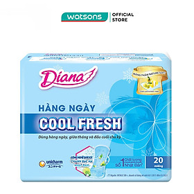 Băng Vệ Sinh Diana Hàng Ngày Sensi Cool Fresh 20Miếng