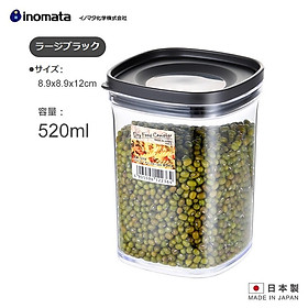 Hộp thực phầm đựng đồ khô nắp kín Inomata Canister (220ml/ 520ml) hàng Made in Japan