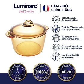 Nồi thủy tinh 3L Luminarc Amberline Granite (Bảo hành 10 năm)