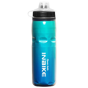 INBIKE Insulated Mountain Bike Water Bottle BPA Free Cycling and Sports Squeeze Bottle with Dust Cover