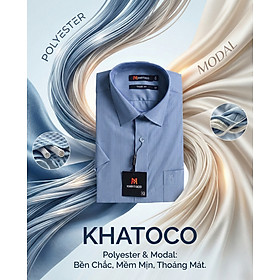 Áo sơ mi nam Khatoco tay ngắn(M-2XL)