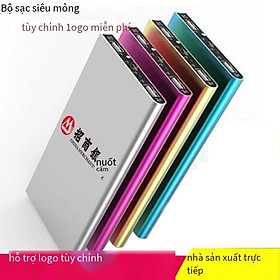 Quảng cáo dung lượng lớn Tianshu điện thoại di động mỏng polymer 20000 mah kép USB sạc điện thoại di động kho báu logo tùy chỉnh - vàng bạo chúa