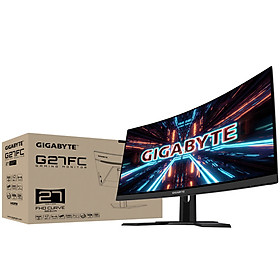 Màn hình LCD GIGABYTE G27FC-EK (1920 x 1080/VA/165Hz/1 ms/FreeSync, G-Sync compatible) - Hàng Chính Hãng