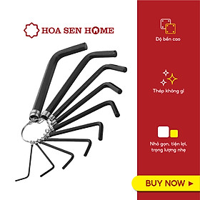 Mua Lục giác bộ 20051 TOL 10 cái tương ứng với quy cách 1.5/2/2.5/3/4/5/5.5/6/8/10mm  chất liệu hợp kim thép - Hoa Sen Home - Hàng chính hãng