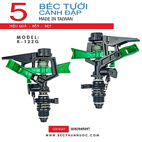 Mua Béc tưới cây cánh đập tùy chỉnh góc  xoay 360 độ ren 21  Combo 5 cái Taiwan- K122G