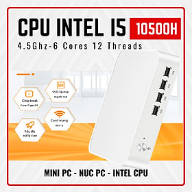 Mua Máy tính để bàn – PC Gaming – MINI PC INTEL I5 10500H 6 lõi 12 luồng ( Hàng chính hãng)
