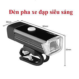 Mua Đèn pha Xe đạp siêu sáng Machfally tặng khóa xe đạp chống chộm 4 số có đổi mã