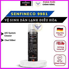 Dung dịch vệ sinh dàn lạnh Senfineco 9981 A/C System Cleaner 520ml - Made in Germany