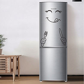 Decal dán tủ lạnh dễ thương hình mặt cười - sticker decal tủ lạnh ngộ nghĩnh