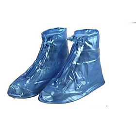 Ủng đi mưa, bảo vệ đôi giày màu xanh