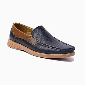 Giày lười da bò nam cao cấp AG0169, mẫu giày lười nam công sở phối màu thời trang phong cách {VIDEO ẢNH THẬT