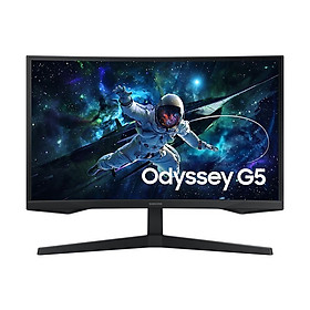 Màn Hình Gaming Cong Samsung LS27CG552EEXXV Odyssey G5 G55C (27.0 inch - 2K - VA - 165Hz - 1ms - FreeSync - HDR10 - Curved) - Hàng Chính Hãng