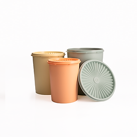 Bộ 3 Hộp Đựng Thực Phẩm Tupperware Decorator 2.7L, 1.8L 1.2L