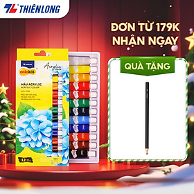 Màu nước Acrylic dạng tuýp 12ml Thiên Long Colokit ACR-C008