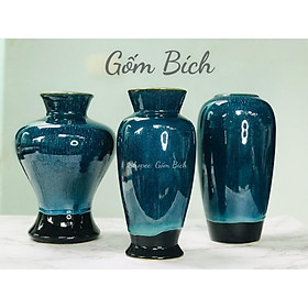 Mua Bình Hoa Lọ Hoa Dáng To Nhiều Mẫu Cắm Sen Ly Loa Kèn Men Hỏa Biến Xanh Dương - Gốm Sứ Bát Tràng
