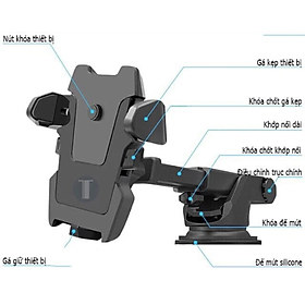 Mua Giá đỡ điện thoại trên xe máy xe ô tô tiện lợi chống rung chống cướp cực chắc chắn