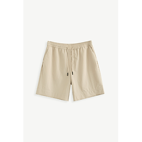 Quần Short Nam ROUTINE lưng thun Rút Dây Trơn Có Túi Sau Form Relax - RT 10F24PSH017 | ROUTINE CÀ MAU