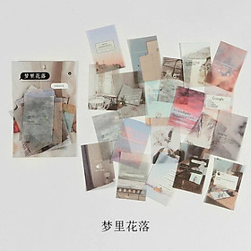 Gói 40 stickers về thiên nhiên và cuộc sống