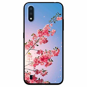 Ốp lưng dành cho Samsung A01 mẫu Hoa Đào Rơi