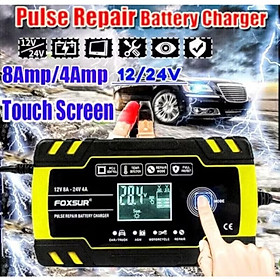 Mua BỘ SẠC BÌNH ẮC QUY 12V-24V TỰ ĐỘNG CHỐNG NGƯỢC CHẬP KHỬ SUPAT PHỤC HỒI CHỨC NĂNG BÌNH