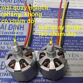 Hình ảnh ĐỘNG CƠ BRUSHLESS KHÔNG CHỔI THAN 2212 F450F550 920kv 48g thuận/nghịch kde4383