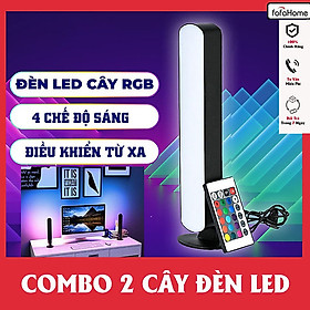 Mua Combo 2 Cây Đèn LED RGB Mới Nhất 2024 Tuỳ Chỉnh Đứng Nằm Trang Trí Bàn Làm Việc Ô tô Cực Kì Đẹp Có Điều Khiển