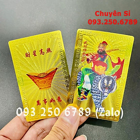 Mua  SIÊU RẺ  Kim Bài Tài Bạch Tinh Quân - Thần Tài Triệu Công Minh giúp Hanh Thông Xua Đuổi Tà Khí