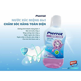 [Mua 2 tặng 1] Nước súc miệng chăm sóc răng toàn diện Pierrot 500ml